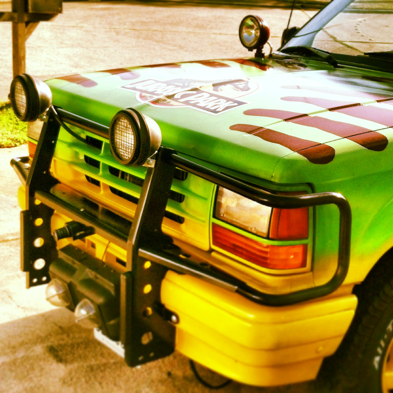 Illustration for article titled How To Build A Painstakingly Perfect Jurassic Park Ford Explorer